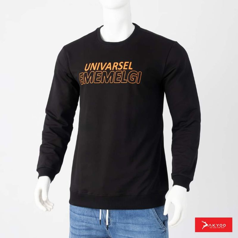 Áo nỉ nam sweater thu đông, áo dài tay cổ tròn cho nam cá tính