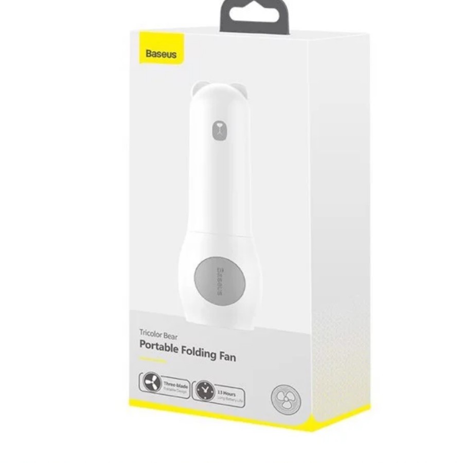 [Chính Hãng - Sẵn] Quạt mini cầm tay kiêm sạc dự phòng 2000mAh Baseus (Handle/Destop, 1.1W) LV770 New 100%