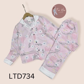 Pyjama - Bộ Ngủ Pizama Lụa Mango Dài Tay