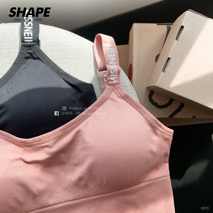 Áo bra thể thao tập gym yoga không gọng, đệm chắc chắn thoải mái co dãn tốt Misshine [B369]