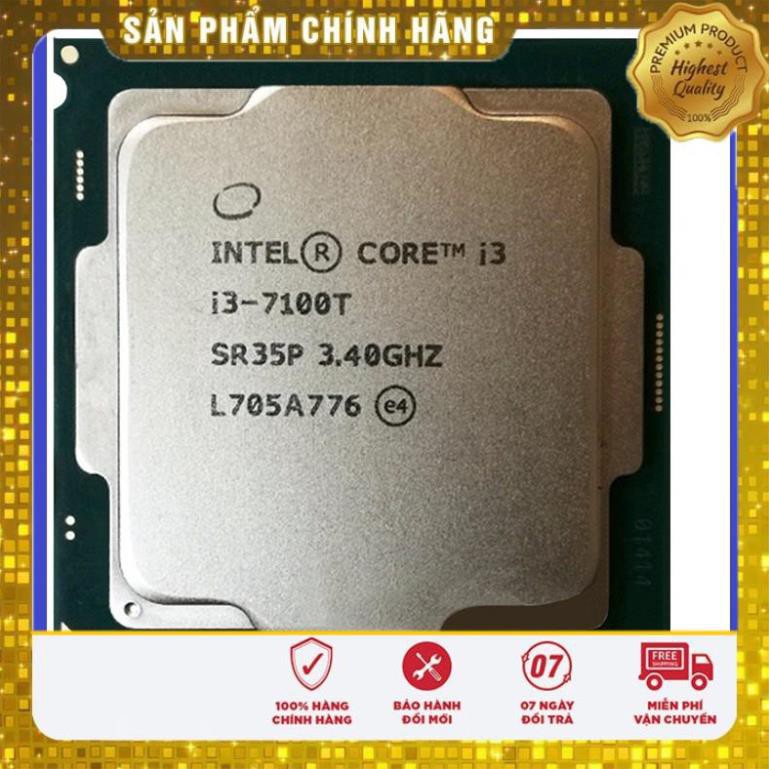 (giá khai trương) Bộ vi xử lý Intel i3-7100T, CPU dành cho máy tính bàn i3 7100T hàng tháo máy bộ