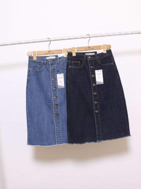 Chân váy jeans CT dư xịn