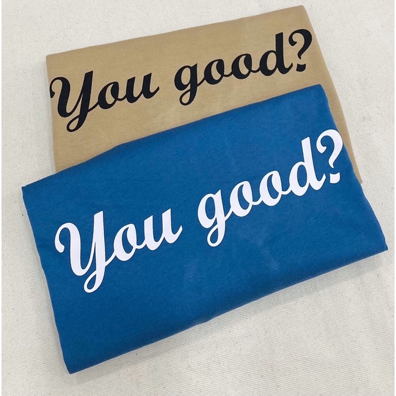 Áo thun chữ in 2 mặt