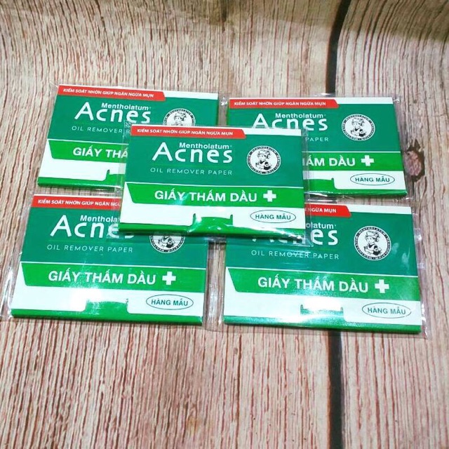 Combo 5 gói giấy thấm dầu Acnes 50 tờ - tương đương 250 tờ