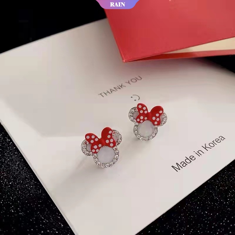 Bông Tai Hình Chuột Mickey Mini Dễ Thương Cho Bé Gái