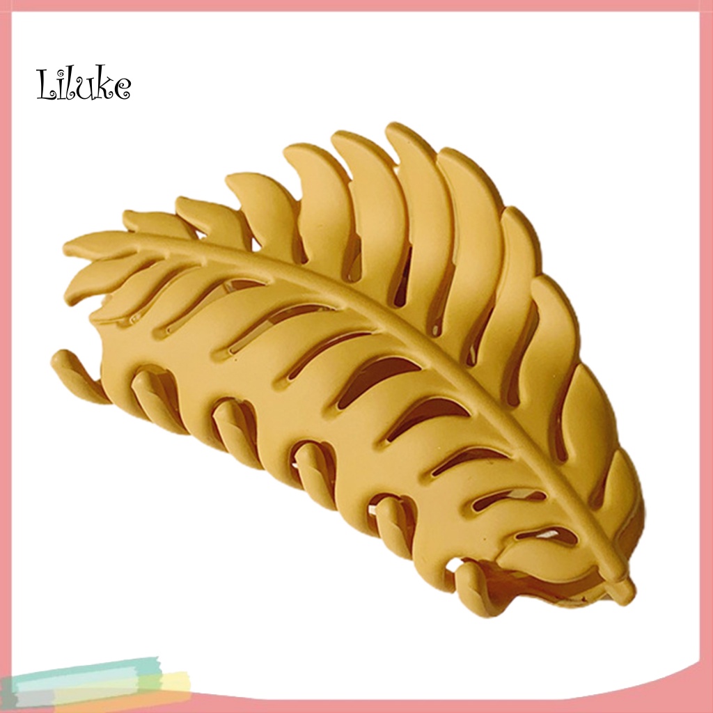 Kẹp Tóc Hợp Kim Hình Chiếc Lá Thời Trang Cho Nữ