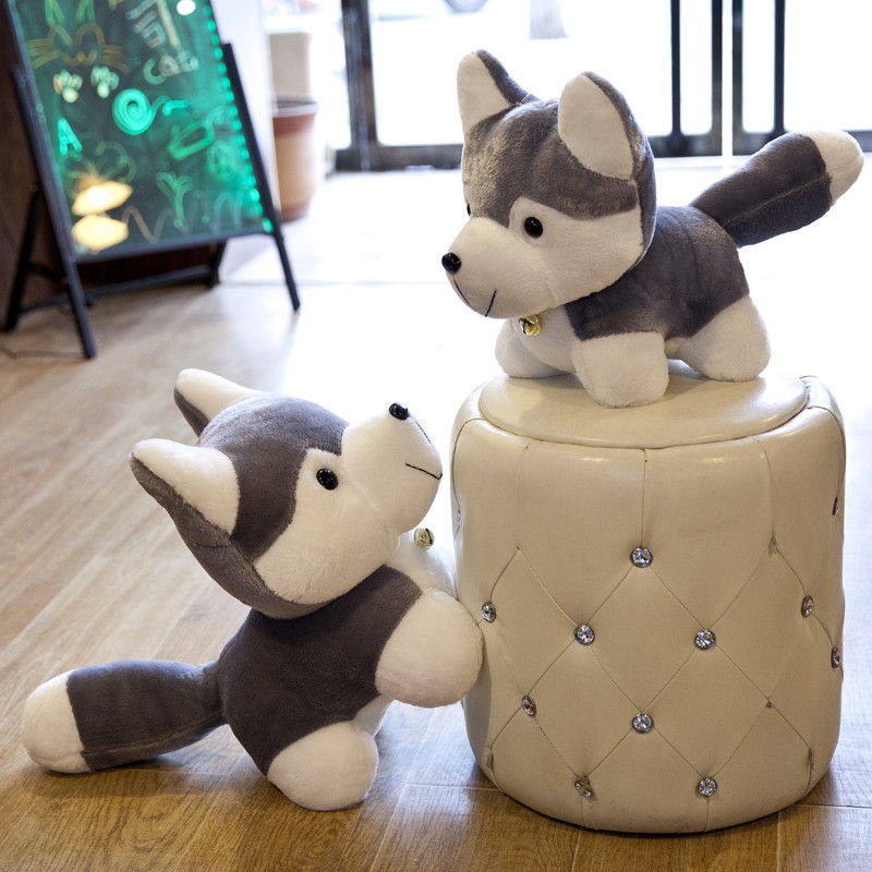 Gấu Bông Chó Husky Nhỏ Mini Size 26cm Hàng Nội Địa Trung Giá Rẻ Yuta Home