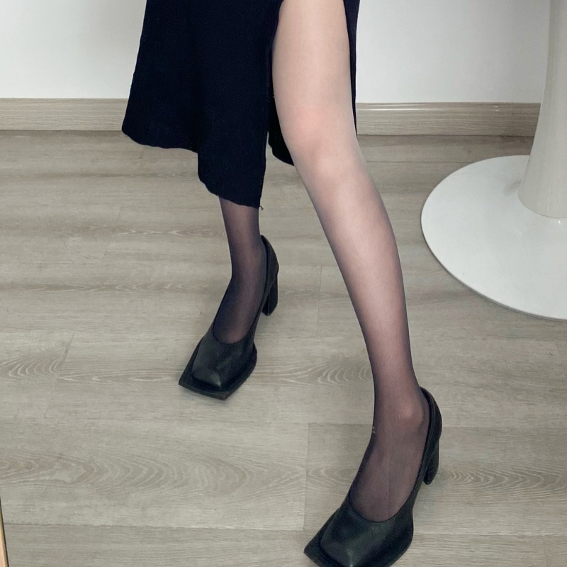 Quần Tất Lụa Mỏng Màu Gradient Phong Cách Gothic Harajuku Ngọt Ngào Cho Nữ