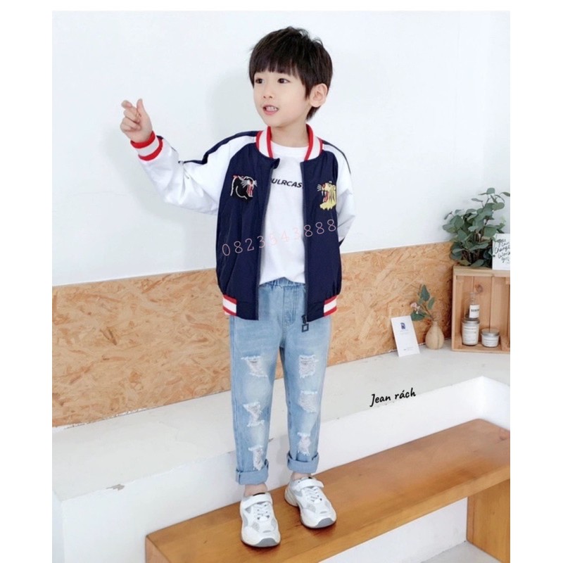 quần jean phong cách Hàn Quốc cho bé trai,  bé gái size 10-33kg