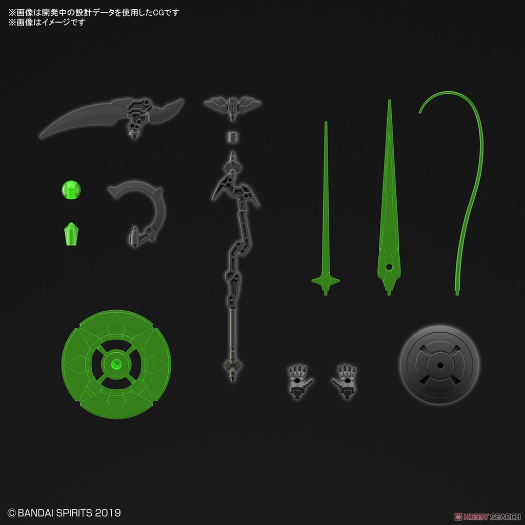 Mô hình lắp ráp Bandai 30MM Phụ kiện Customize Weapon - Witchcraft / Witch craft Weapon