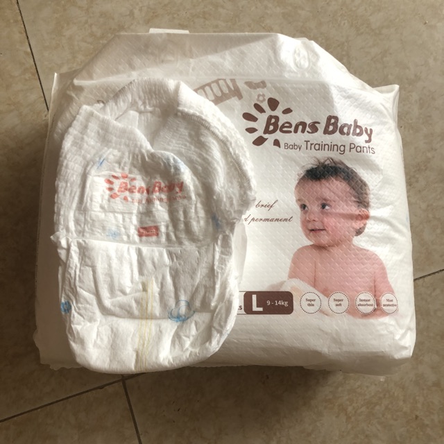 Bỉm/ tã quần bens baby cho bé size m(40 miếng), l(36 miếng), xl(32 miếng)