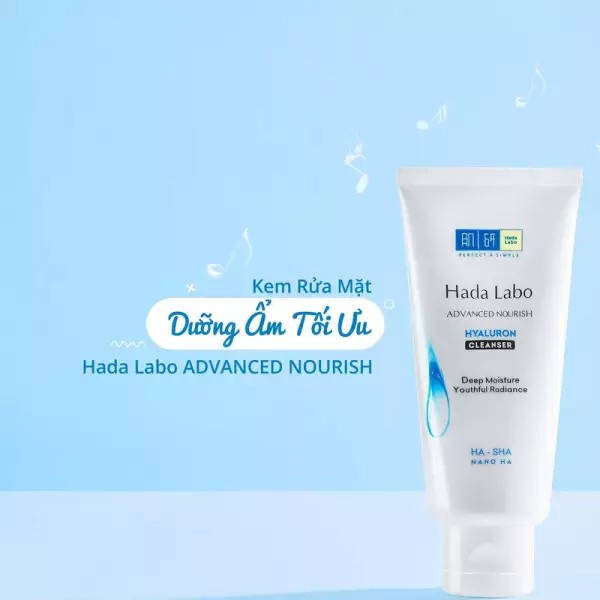 (80g) Sữa rửa mặt HADA LABO chính hãng công ty