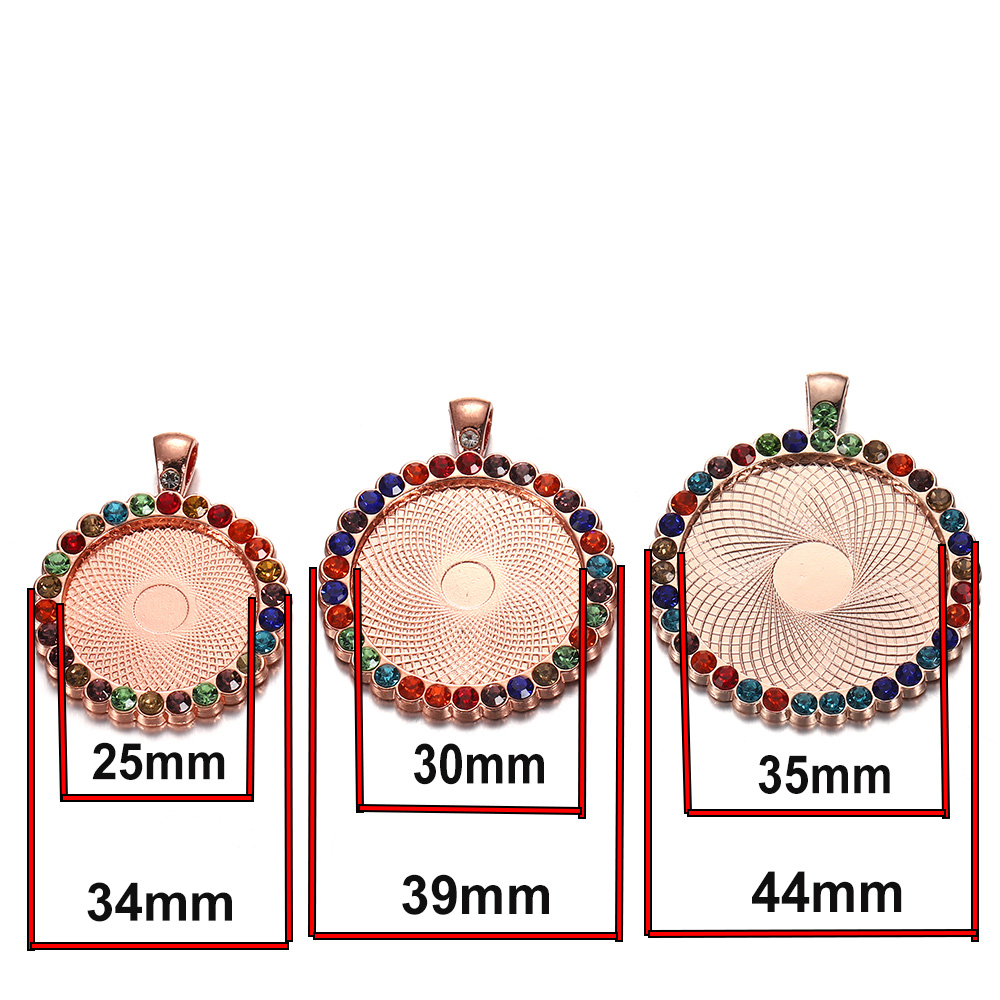 St.kunkka 5 mảnh kim loại đế cabochon với đế mặt dây chuyền mạ bạc và khay trống cài đặt cho phụ kiện làm đồ trang sức tự làm