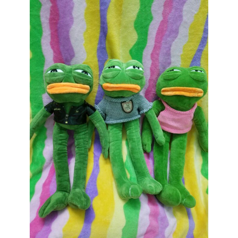 Ếch Pepe Frog mặt ngộ nghĩnh 43cm