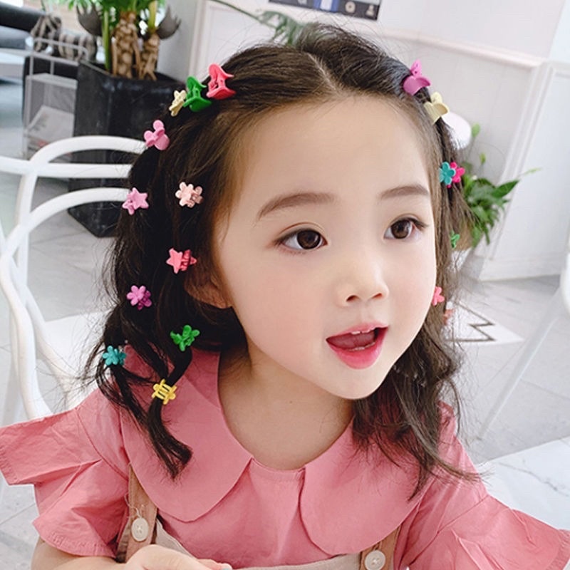 6 Kẹp tóc càng cua mini siêu xinh, kẹp mái dễ thương cho bé gái