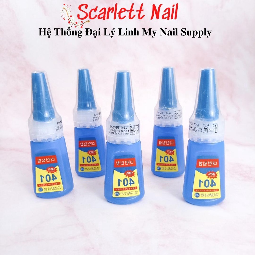 Keo 401 Gắn Móng Gắn Charm Giả Siêu Chắc Dung Tích 20ml