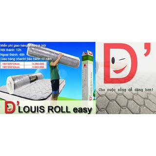 Nệm lò xo túi cuộn kohan roll easy cao 24cm