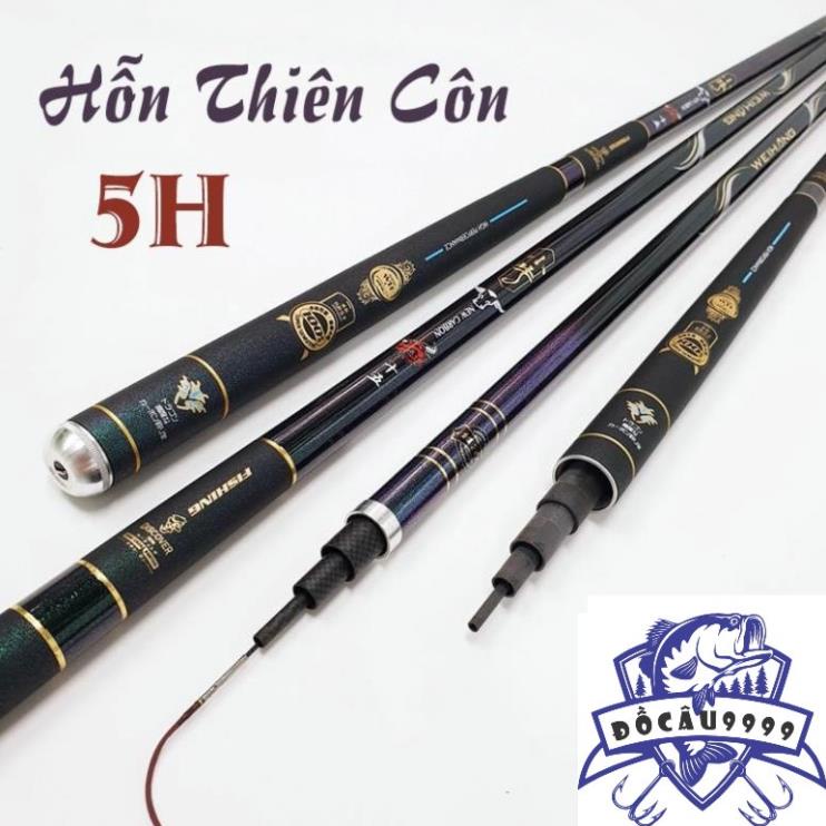 Cần Câu Đài Hỗn Thiên Côn 5H Cần Câu Đơn Câu Tay Carbon Cần Câu Cá Cao Cấp