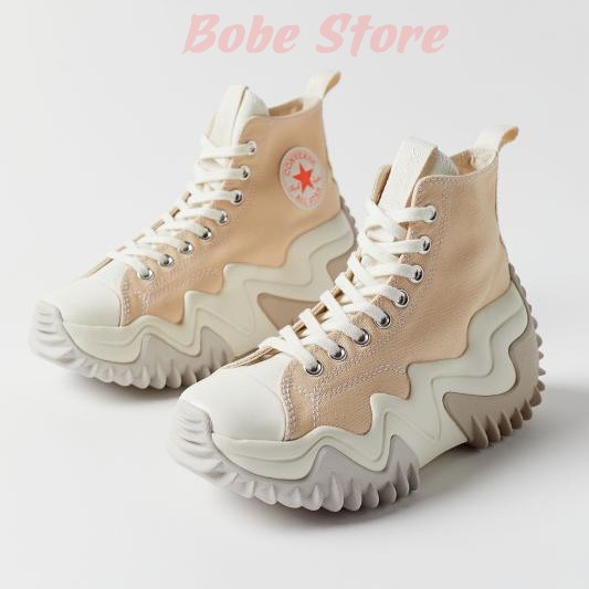Giày Converse Run Star Motion Beige High Top ( Full box)