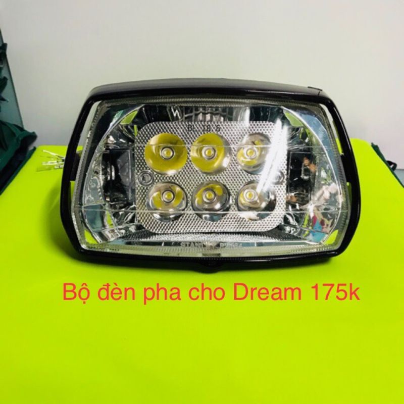 Bộ choá đèn LED xe dream 6 bóng LED siêu sáng