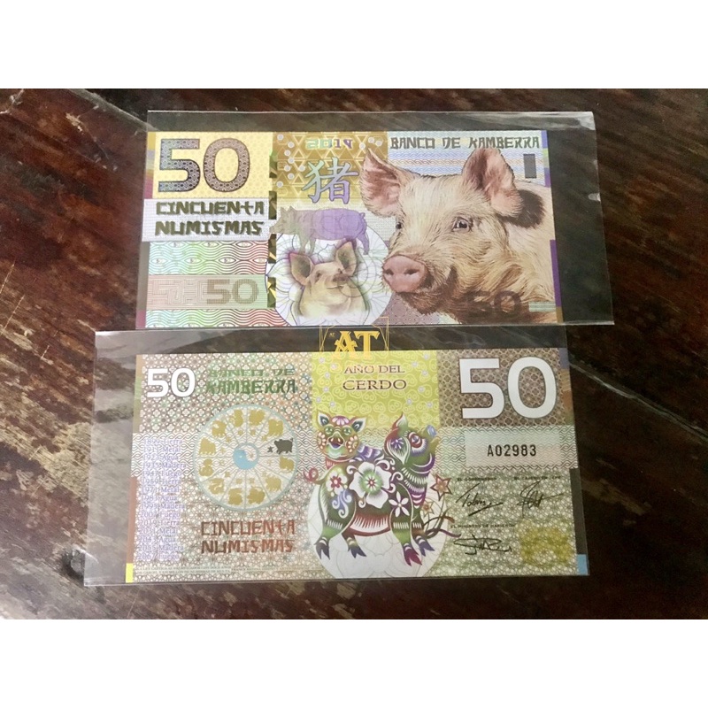 Tiền lưu niệm 12 con giáp Kamberra tiền sưu tầm lì xì quà tặng may mắn