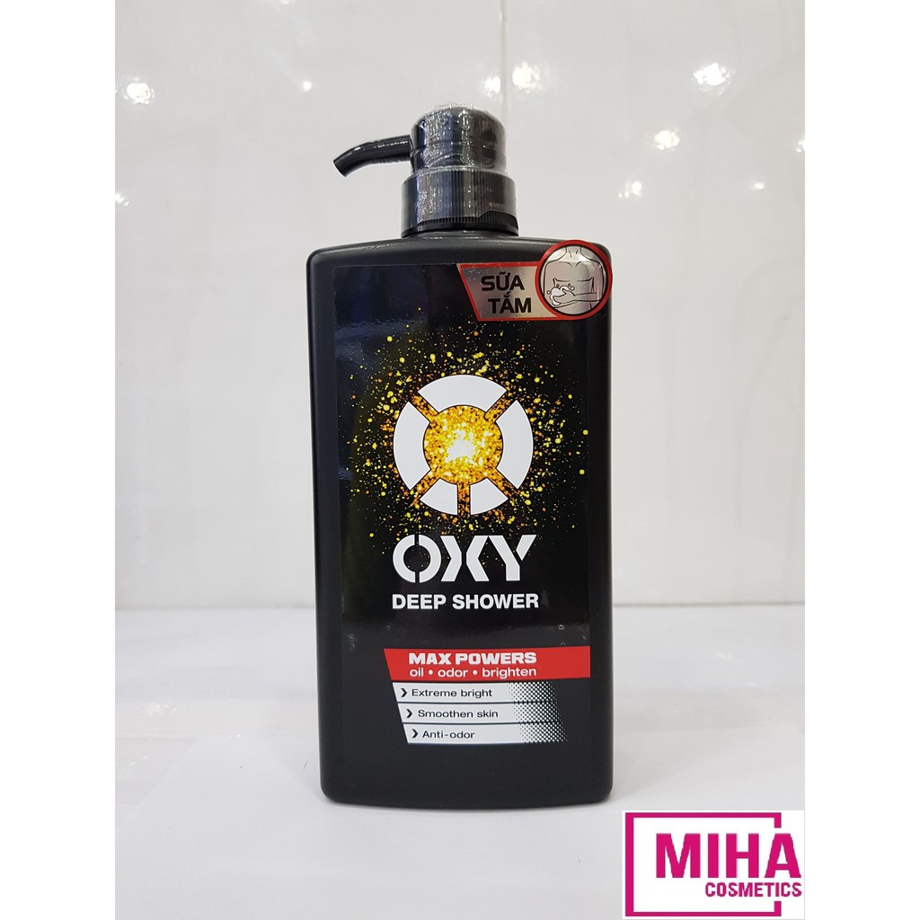 Sữa Tắm Cho Nam Tác Động Sâu Oxy Deep Shower 500ml