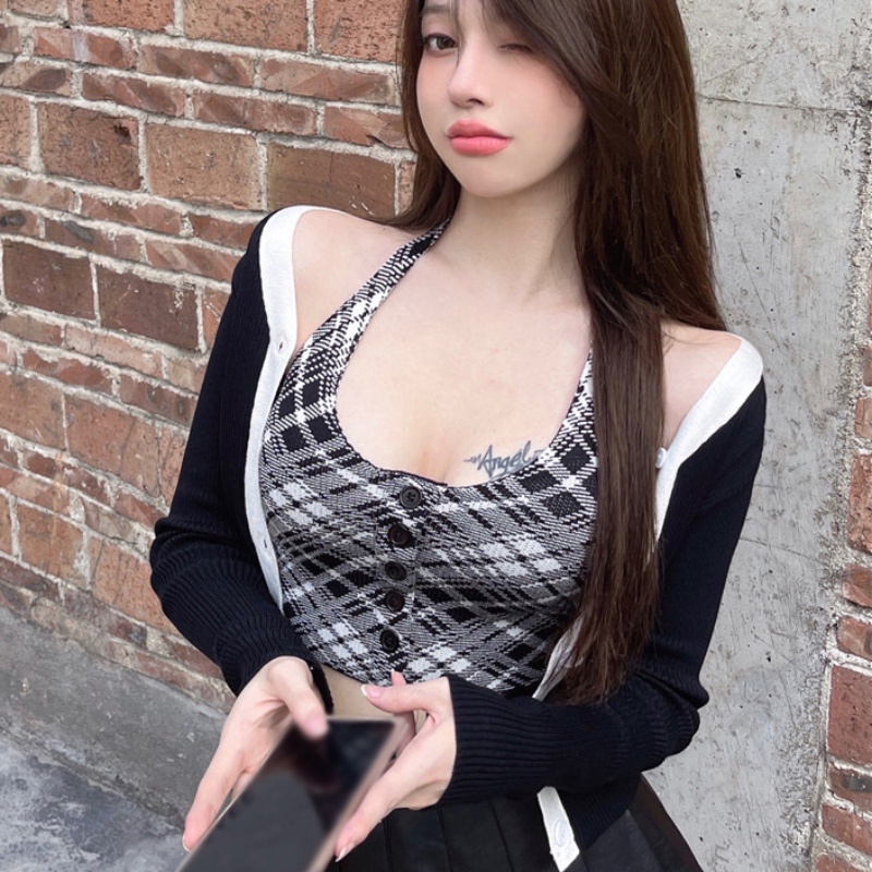 Áo hai dây dáng ôm quyến rũ thời trang hàn quốc cho nữ | BigBuy360 - bigbuy360.vn