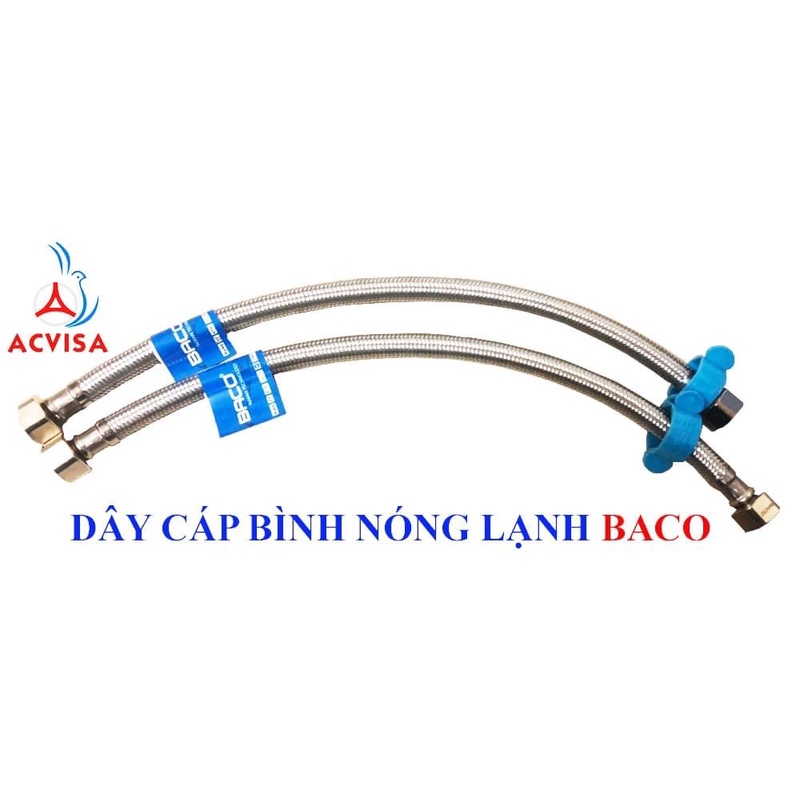 Dây cấp nước chậu rửa, bình nóng BACO  chịu áp lực nước tốt siêu bền