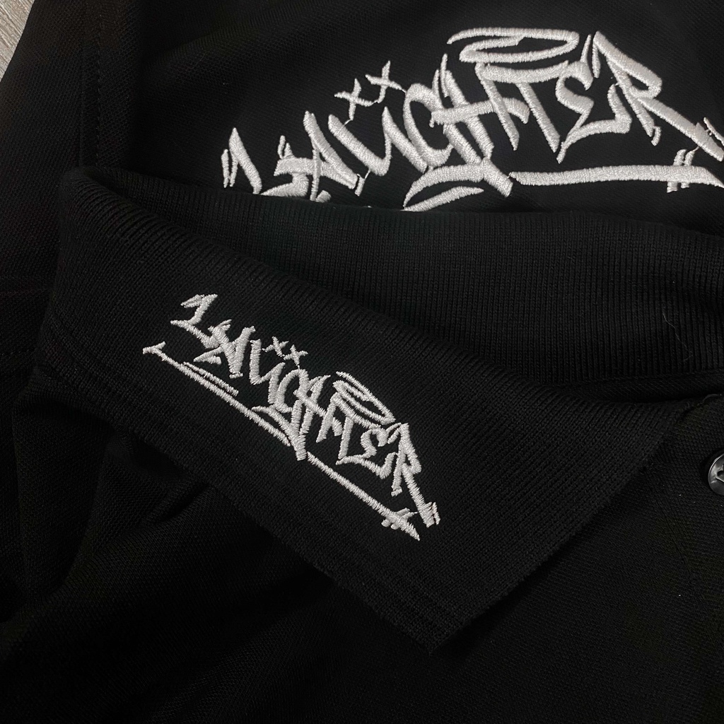 LAUGHTER BASIC OVERSIZED POLO - Áo polo thêu Streetwear Hip Hop | BigBuy360 - bigbuy360.vn