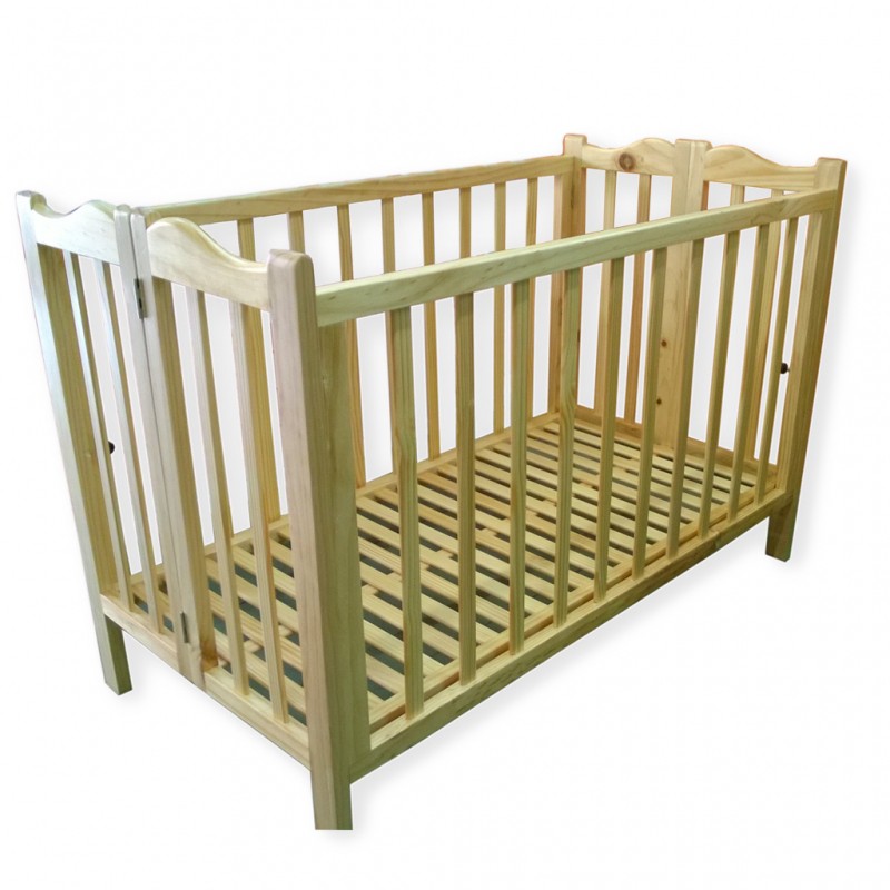 VINANOI VNC-G301 - Giường cũi gấp xếp cao cấp cho bé 2 tầng gỗ thông