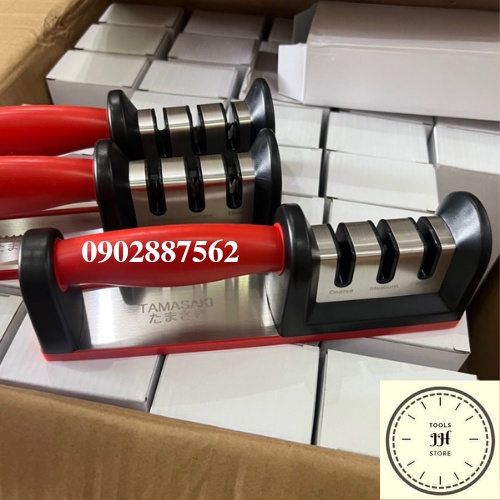 dụng cụ mài dao nhật 3 rảnh TAMASAKI MADE IN JAPAN