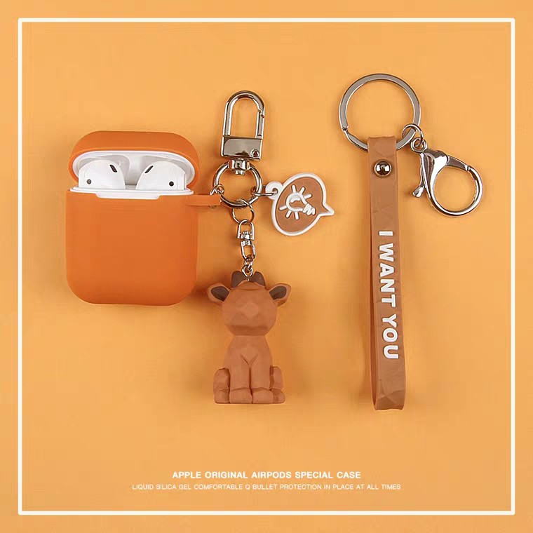 Vỏ bảo vệ hộp đựng tai nghe dễ thương hình thỏ | BigBuy360 - bigbuy360.vn