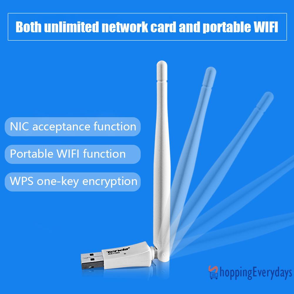 Usb Phát Wifi Tenda W311ma 2.4ghz Usb 2.0 150m Thẻ