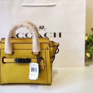 🆘RẺ VÔ ĐỊCH🆘 Túi Coach swagger size 21- da thật