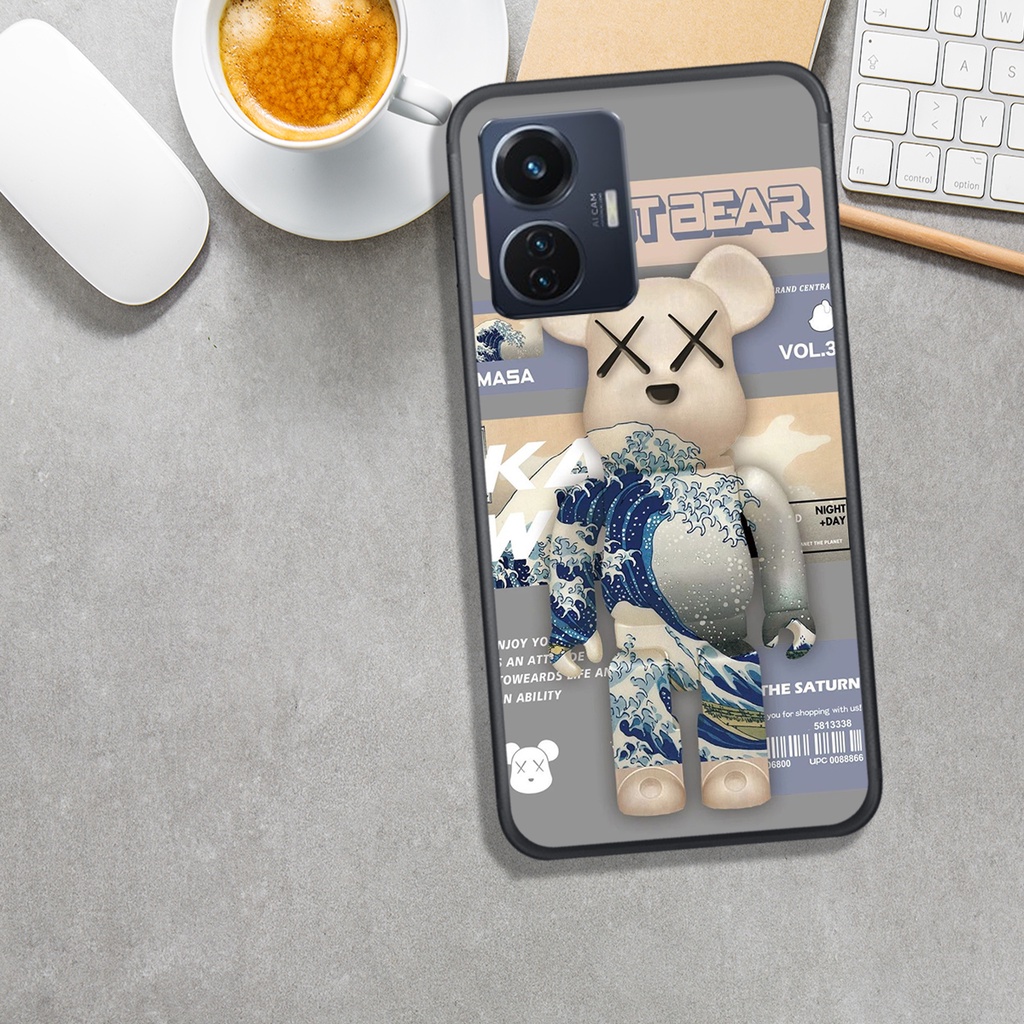Ốp Lưng VIVO Y55 5G - Y55 2022, In Hình Gấu L*V Ngầu, Phong Cách