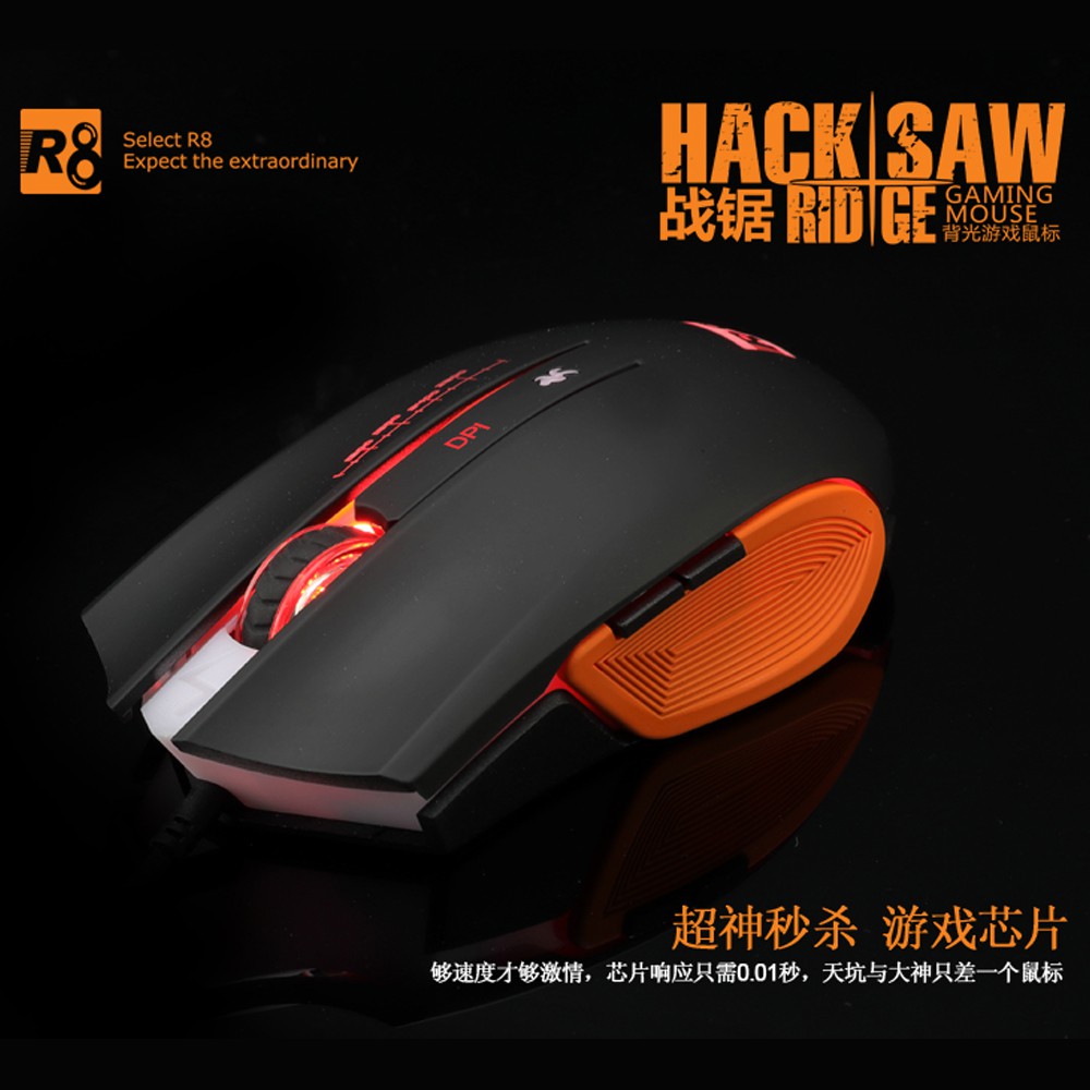 [Mã SKAMSALE03 giảm 10% đơn 200k] BỘ BÀN PHÍM GIẢ CƠ GAME VÀ CHUỘT LED 7 MÀU R8 1822 + R8 1610-TẶNG LÓT CHUỘT