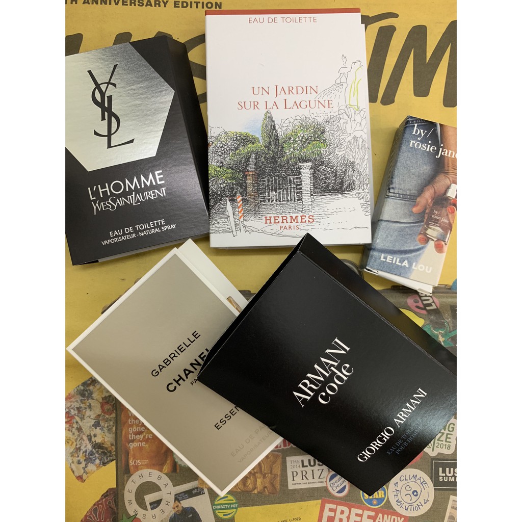 Mẫu thử nước hoa Vial các hãng, bill Sephora