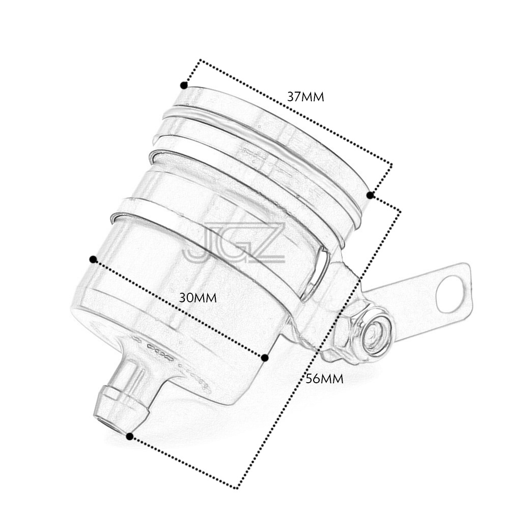 Bình Đựng Dầu Phanh Sau Chuyên Dụng Cho Xe Mô Tô KTM Duke 200 Duke 390 Duke125 RC200 RC125
