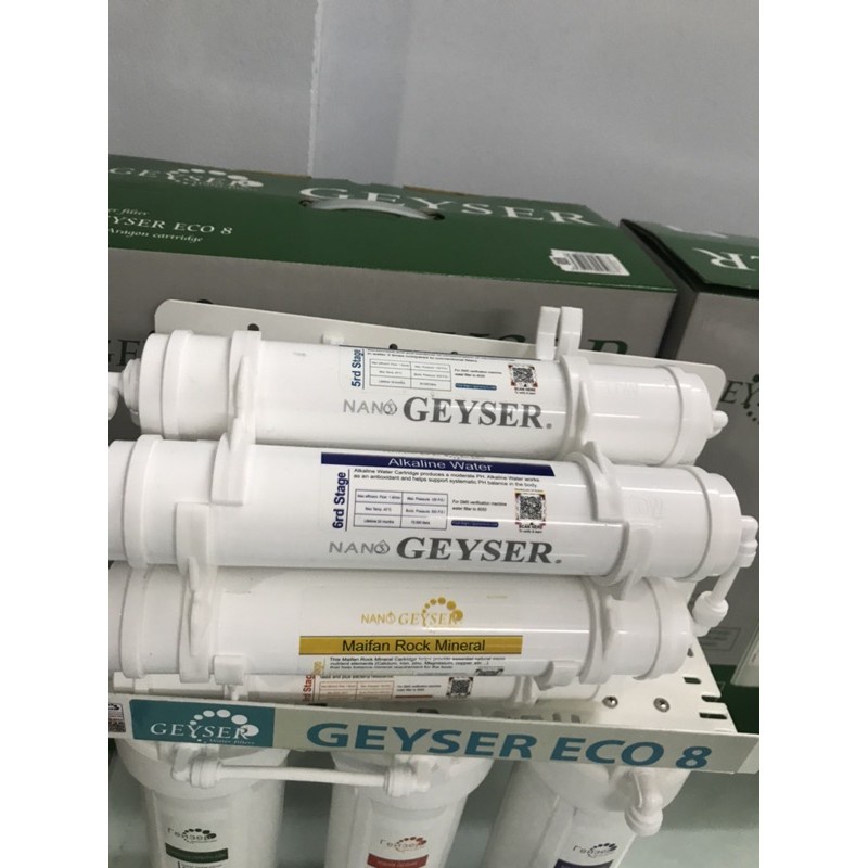 Máy Lọc Nước Geyser ECO 8 - Không Dùng Điện - Không Nước Thải  - Hàng Chính Hãng