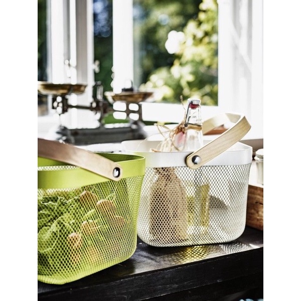 Giỏ đa năng 25x26x18cm Risatorp  (trắng, hồng, đỏ, olive)