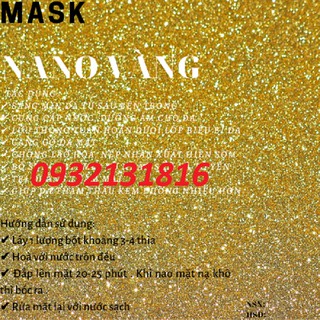 Mask dẻo nano vàng