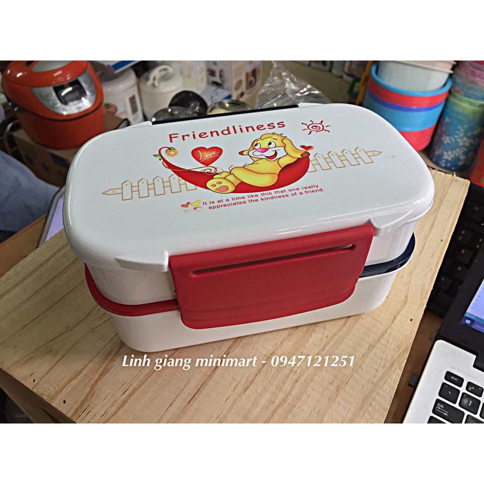HỘP CƠM 2 NGĂN