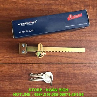 ( Chính Hãng ) Khóa tủ kính Huy Hoàng