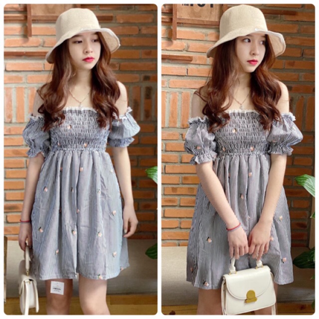 ĐẦM SỌC TRỄ VAI NHÚN CHỈ