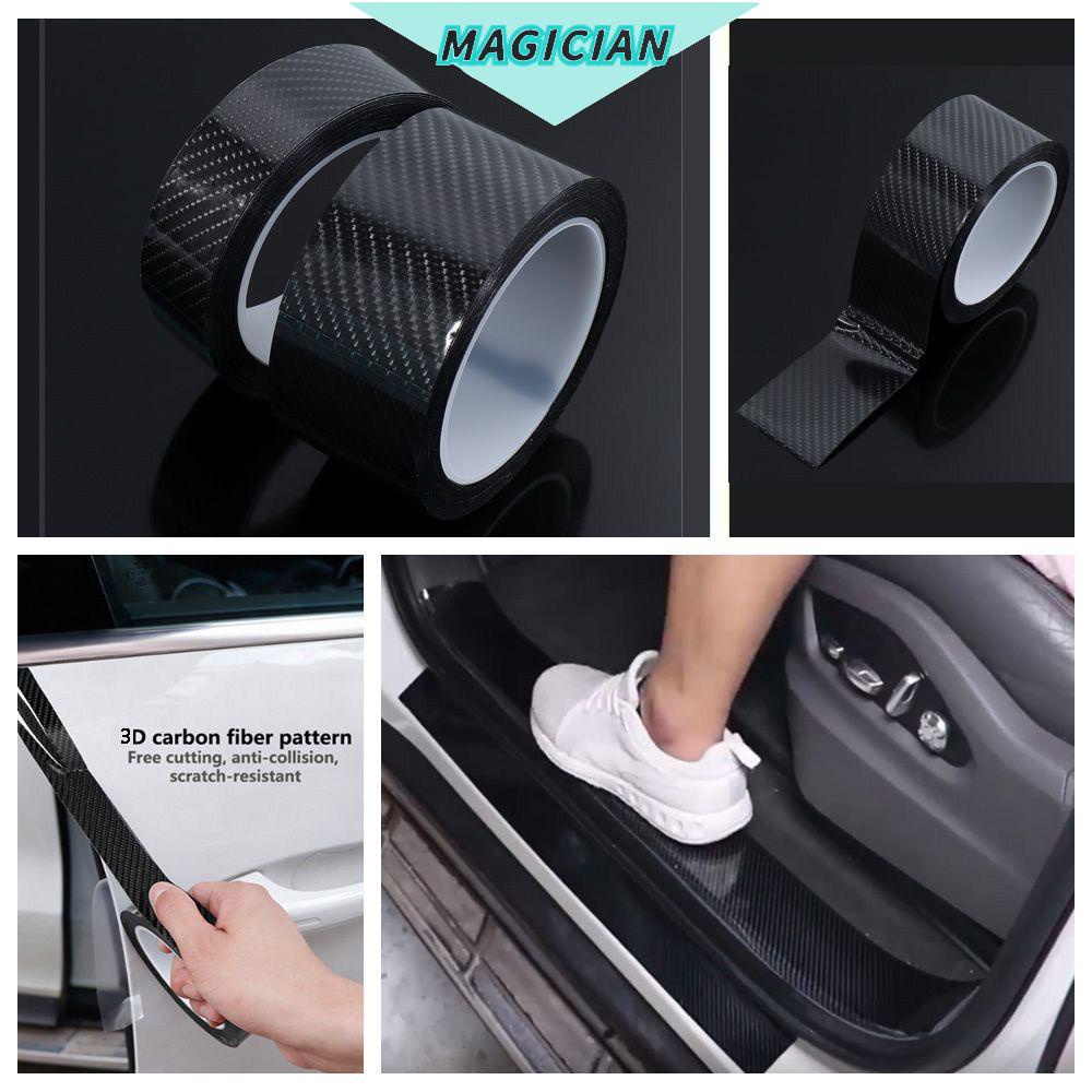 Miếng Dán Nano Chống Trầy Chống Nước Họa Tiết Sợi Carbon Bảo Vệ Viền Cửa Xe Hơi