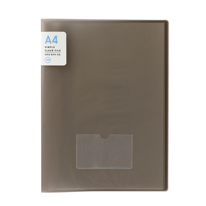 Bìa Đựng Tài Liệu ARTBOX Hàn Quốc Gồm 10 Ngăn Đựng Trong Suốt