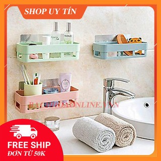 [❤️FREESHIP] KỆ NHỰA MINI TREO TƯỜNG ĐA NĂNG NHÀ TẮM, NHÀ BẾP