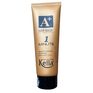 Kem hấp phục hồi 1 phút Kella A+ Minute Hair Mask Premium 200ml