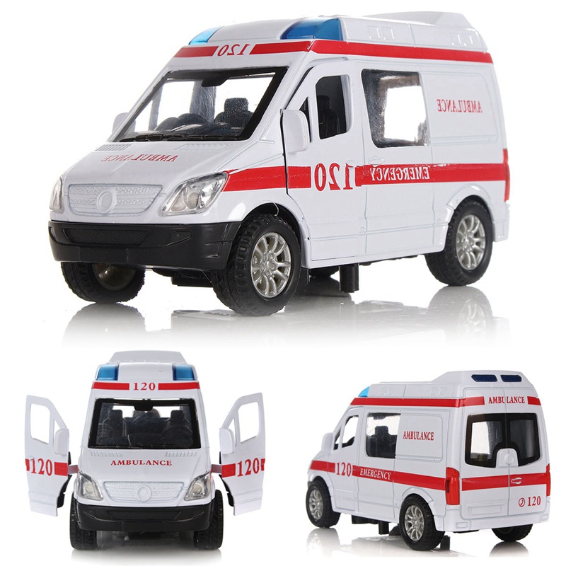 Mô Hình Xe Cứu Thương Đồ Chơi Tỉ Lệ 1 / 32