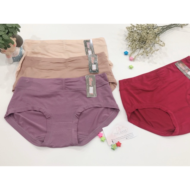 Quần Lót Cotton Nữ, Quần Chip Cotton Thái Lan Mềm Nhẹ Sisterhood 3044